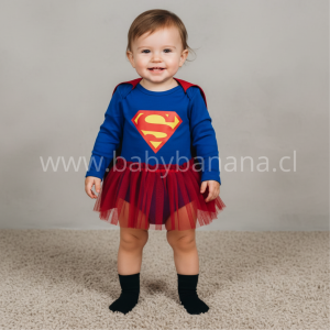 Disfraz Supergirl con capa