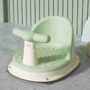 Silla para la bañera verde