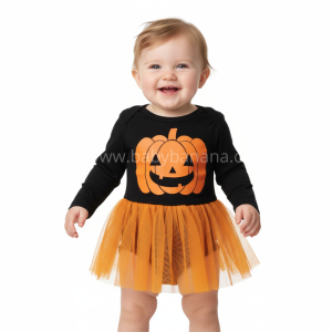 Disfraz calabaza con tutu