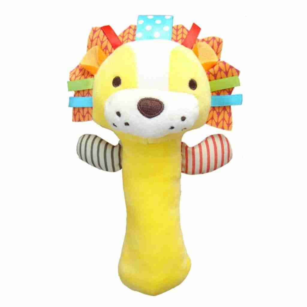 Sonajero De Felpa – Rey León Simba, Suave Y Ligero, Estimulación Sensorial Para Bebés Desde El Nacimiento