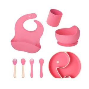 Set de alimentación 8 piezas - Rosado