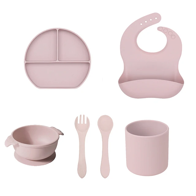 Set de Alimentación Silicona - Malva
