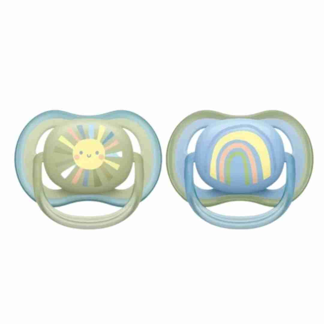 Chupetes Avent Ultra Air 0-6 m Celeste - Imagen 2