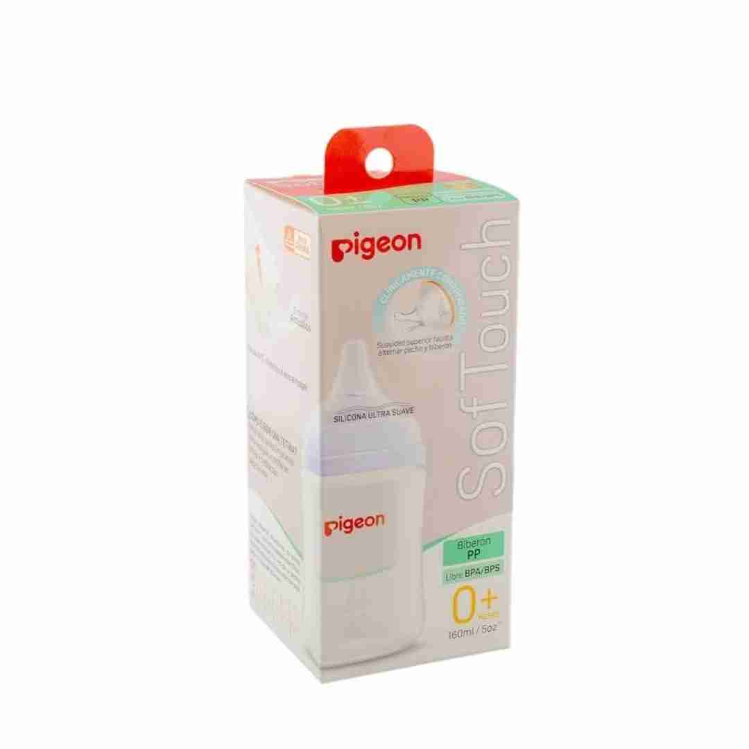 Mamadera Pigeon Soft Touch 160 ml PP SS 0m+ - Imagen 3