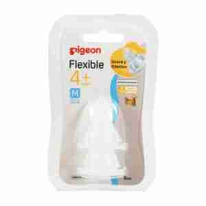 Tetina Flexible Pigeon M 4m+ (2 unids)